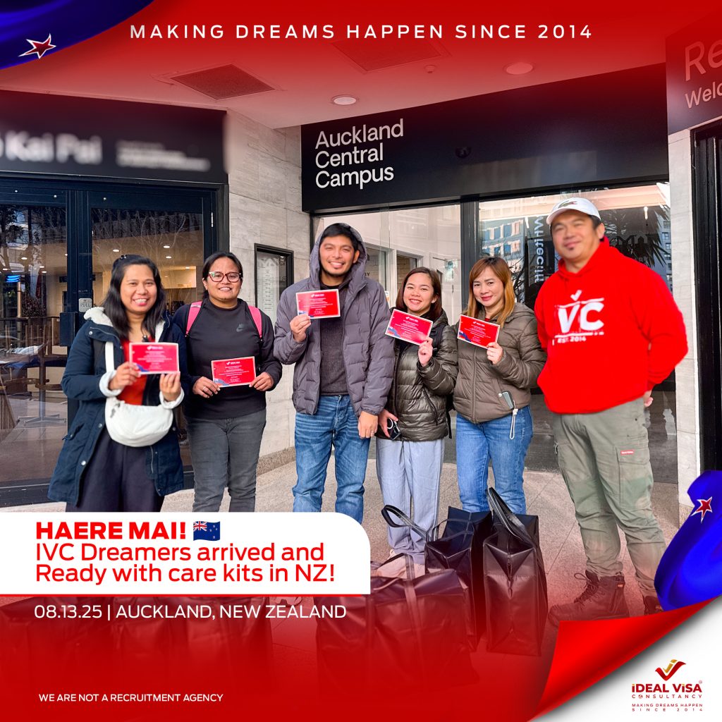 IVC Dreamers arrived and Ready with care kits in New Zealand!