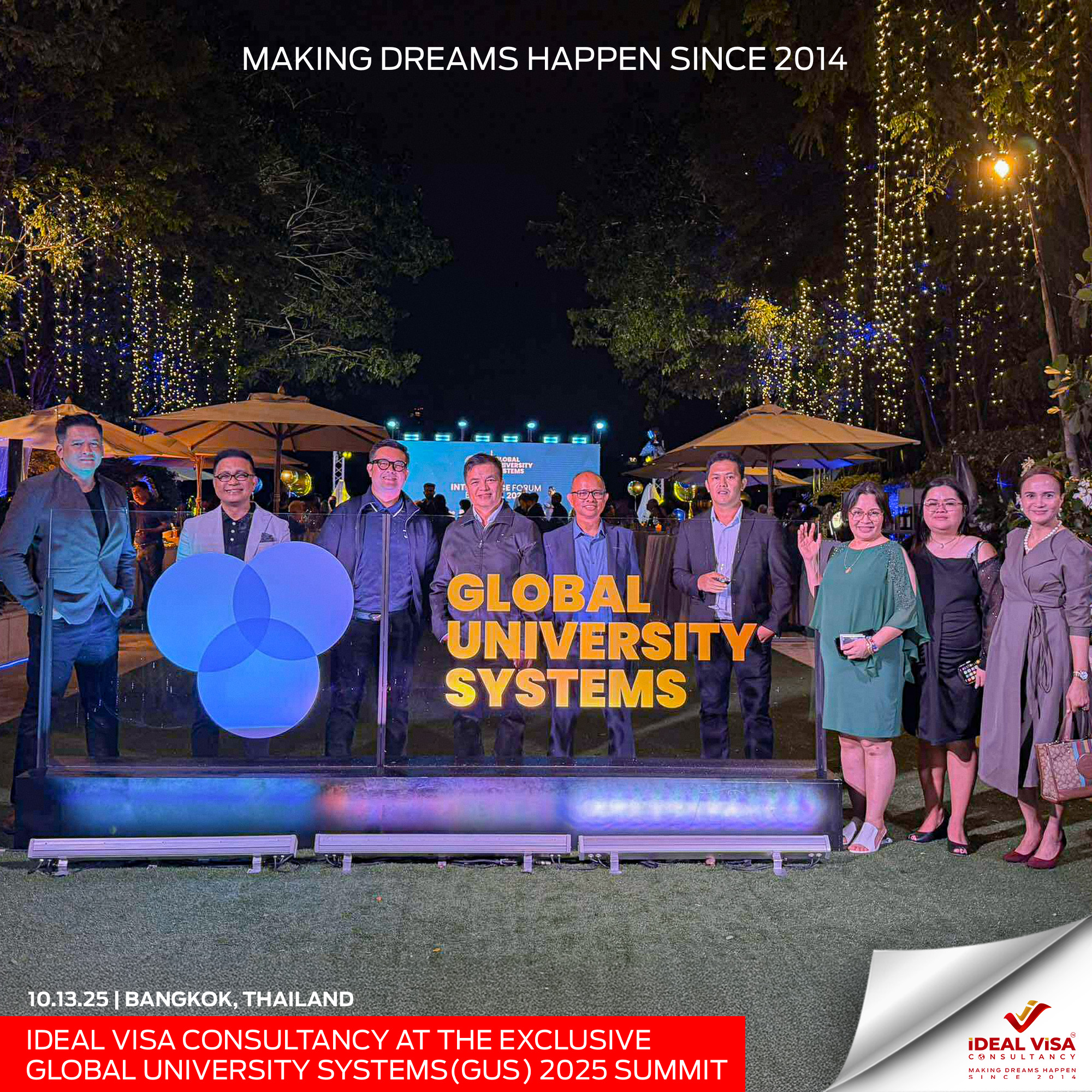 IDEAL VISA CONSULTANCY AT THE EXCLUSIVE GLOBAL UNIVERSITY SYSTEMS(GUS) 2025 SUMMIT