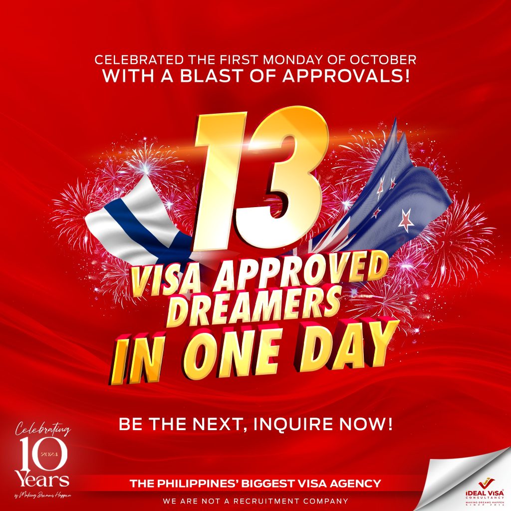 IDEAL VISA CONSULTANCY KICKS OFF THE WEEK WITH 13 VISA APPROVALS