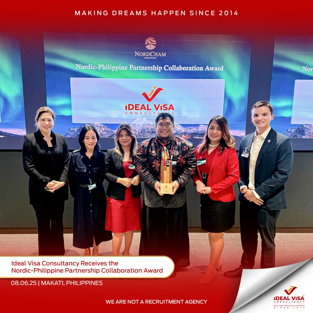 Ideal Visa Consultancy Receives the Nordic-Philippine Partnership Collaboration Award