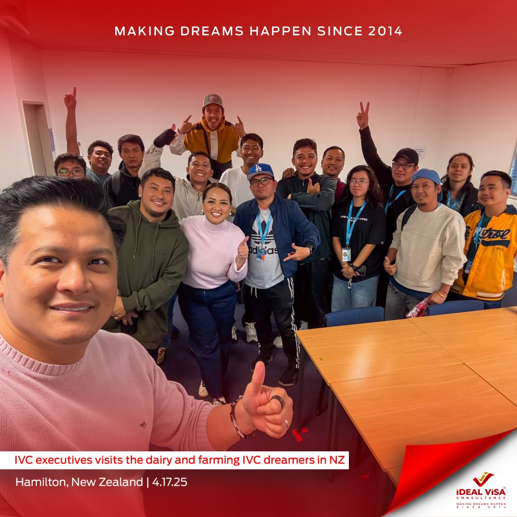 IVC executives visits the dairy and farming IVC dreamers in NZ