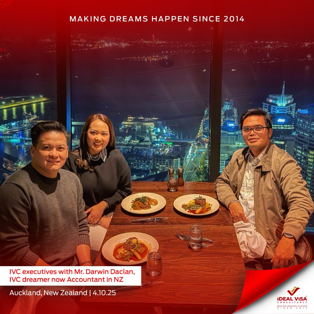 IVC executives with Mr. Darwin Daclan, IVC dreamer now Accountant in New Zealand