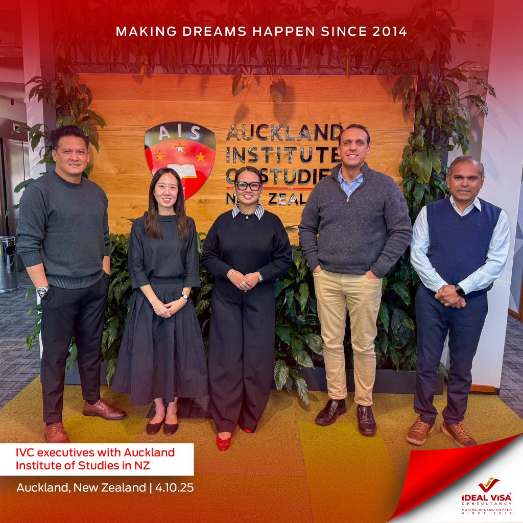 IVC executives with Auckland Institute of Studies in