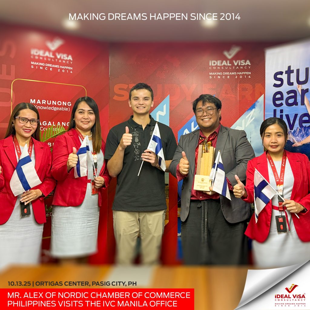 MR. ALEX OF NORDIC CHAMBER OF COMMERCE PHILIPPINES VISITS THE IVC MANILA OFFICE