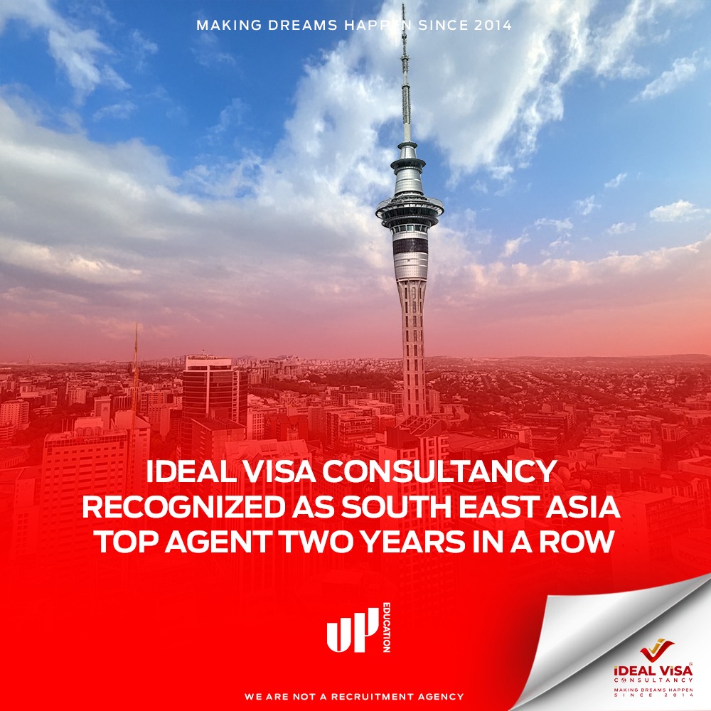 IDEAL VISA CONSULTANCY RECOGNIZED AS SOUTH EAST ASIA TOP AGENT TWO YEARS IN A ROW