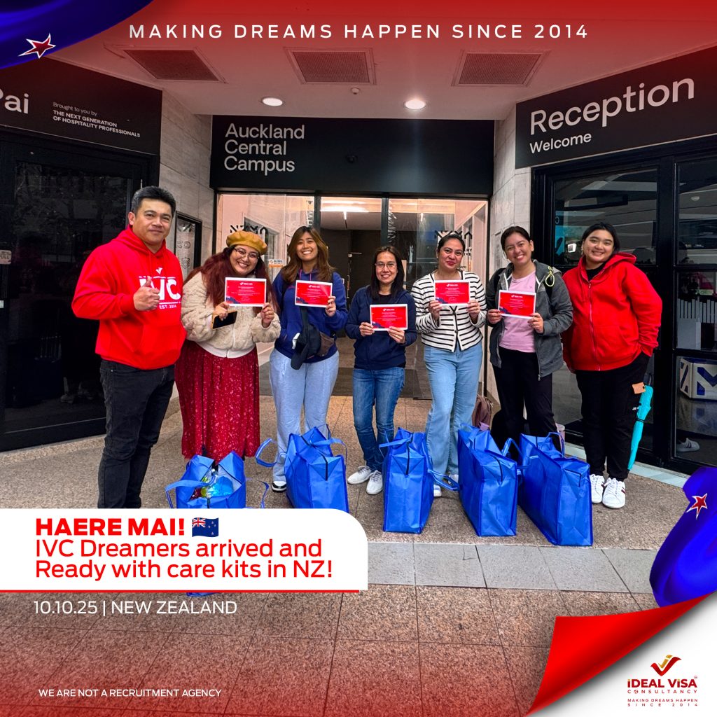 IVC Dreamers arriveed and Ready with care kits in New Zealand