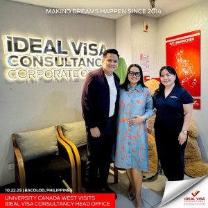 University Canada West Visits IDEAL VISA Consultancy Head Office