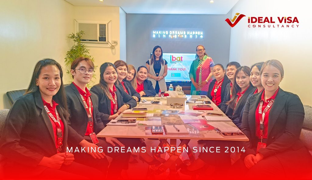 Ideal Visa Consultancy completes Ireland Technical Training with a visit from IBAT College Dublin’s Philippines’ Associate Director, Ms. Maria Papa.