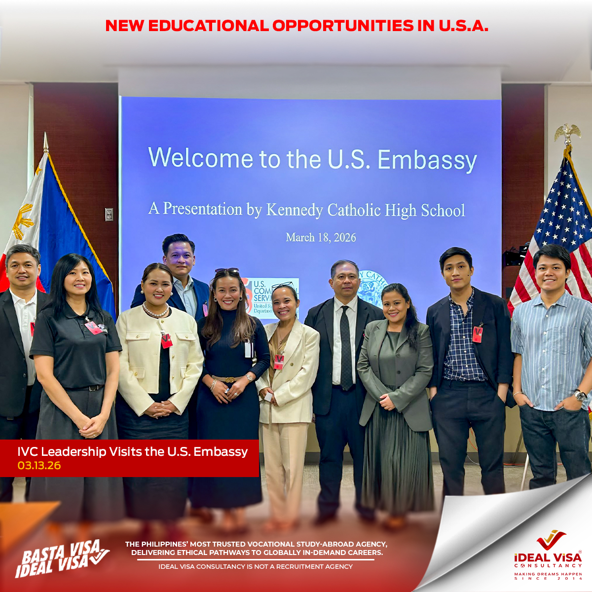 IVC Leadership visits the U.S. embassy