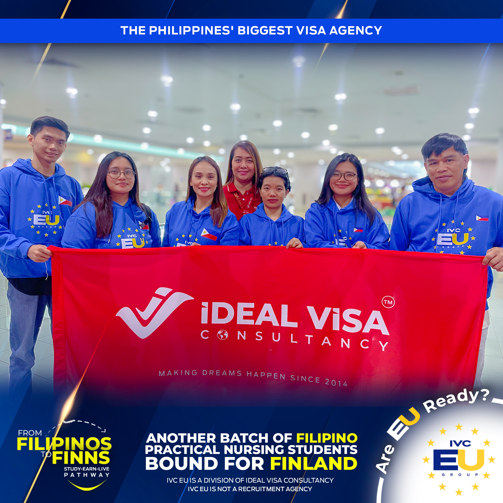 ANOTHER BATCH OF FILIPINO PRACTICAL NURSING STUDENTS BOUND FOR FINLAND