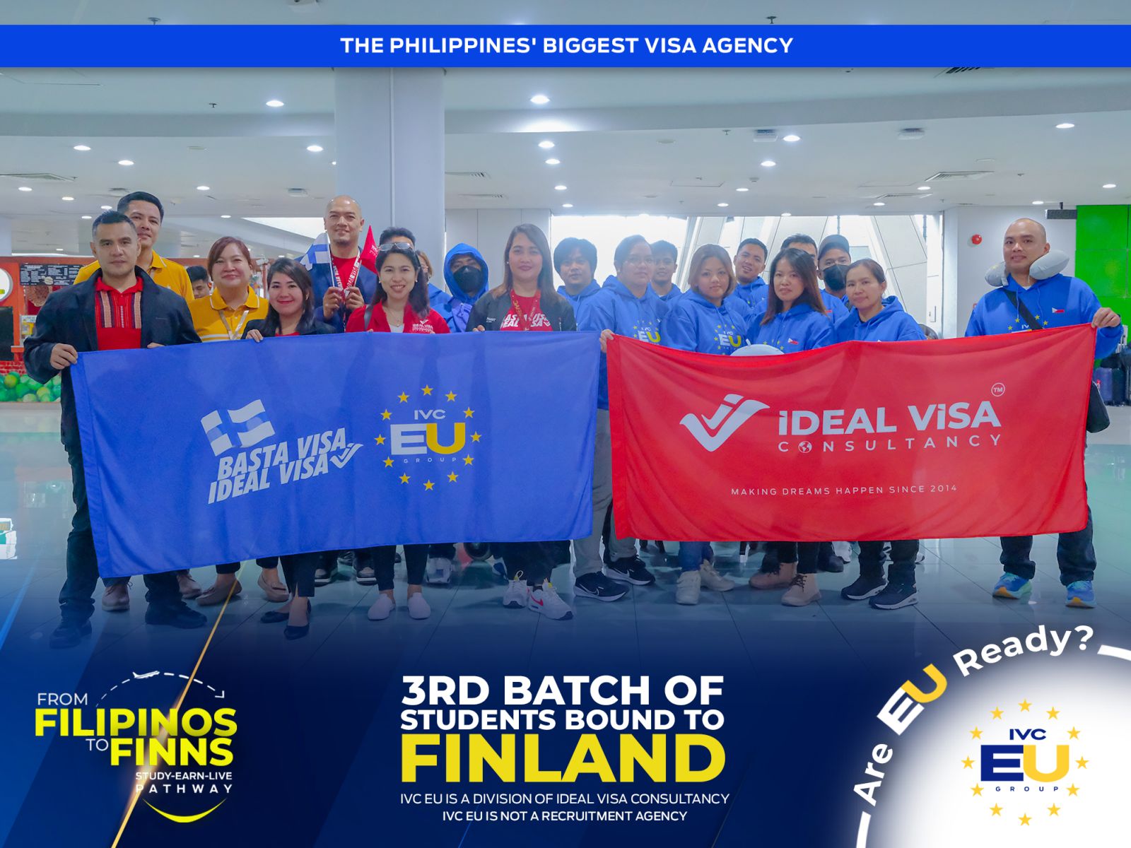 3rd batch of students bound to finland