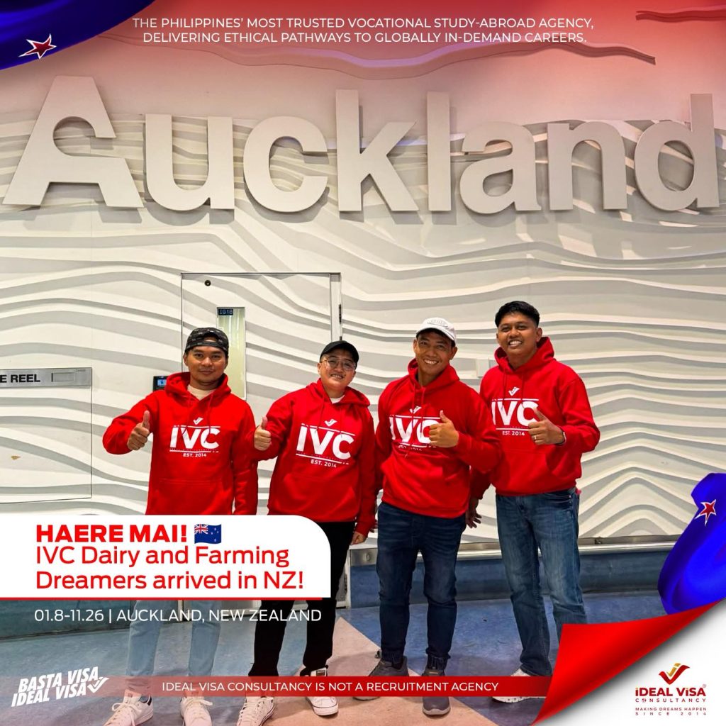 IVC Dairy and Farming Dreamers arrived in New Zealand!