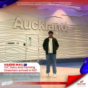 IVC Dairy and Farming Dreamers arrived in New Zealand!